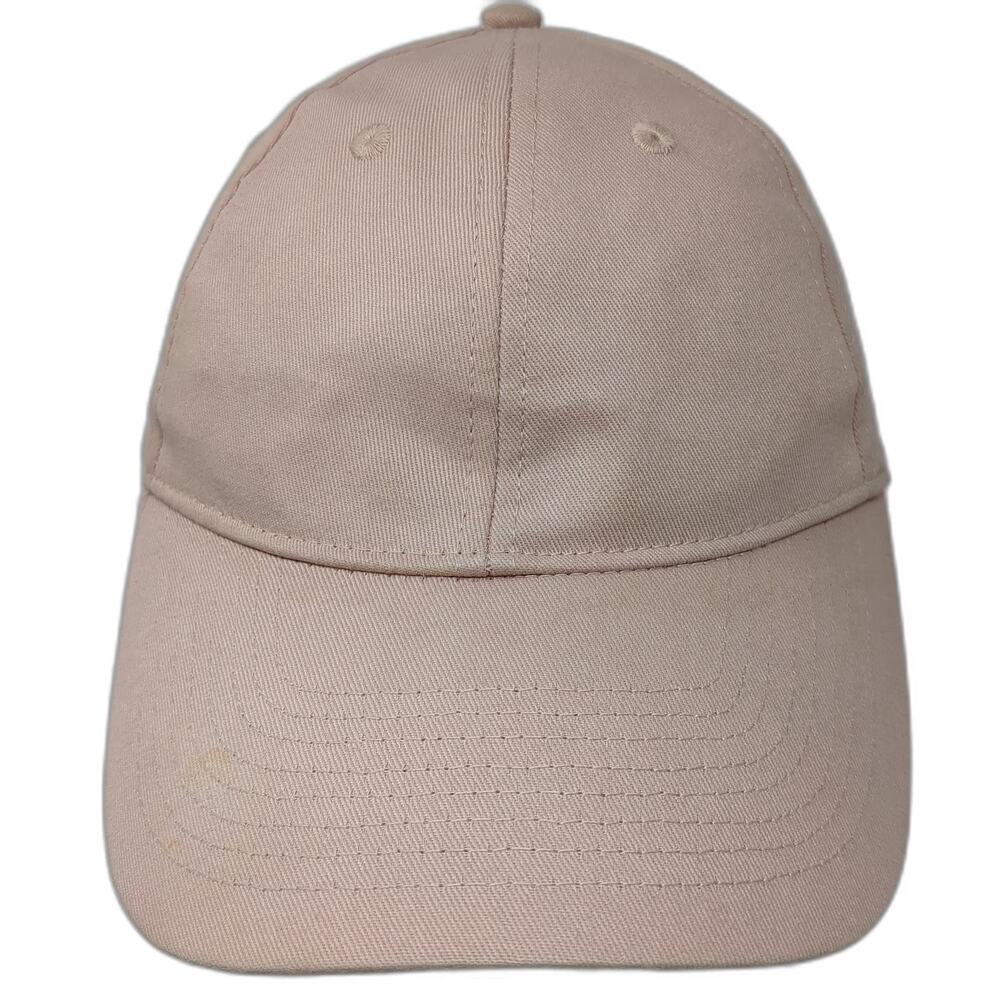 H&M Baseball Cap Pink One Size Cotton Adjustable Slideback Plain Blank Hat